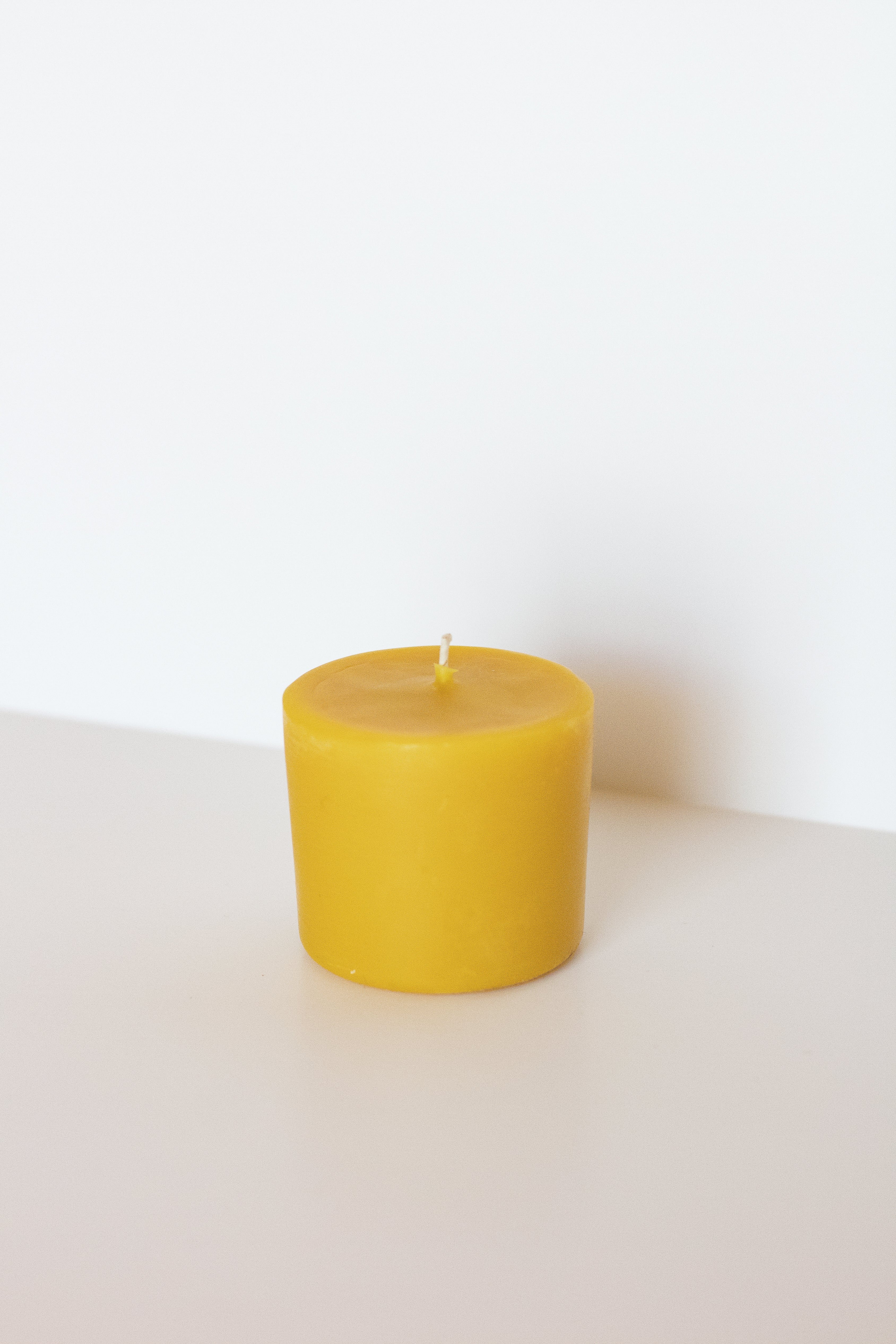 Refillable Beeswax Pillar