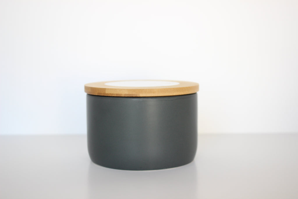 Three Wick Charcoal Beeswax Candle