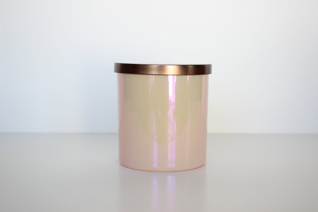 Luxury Blush Beeswax Candle