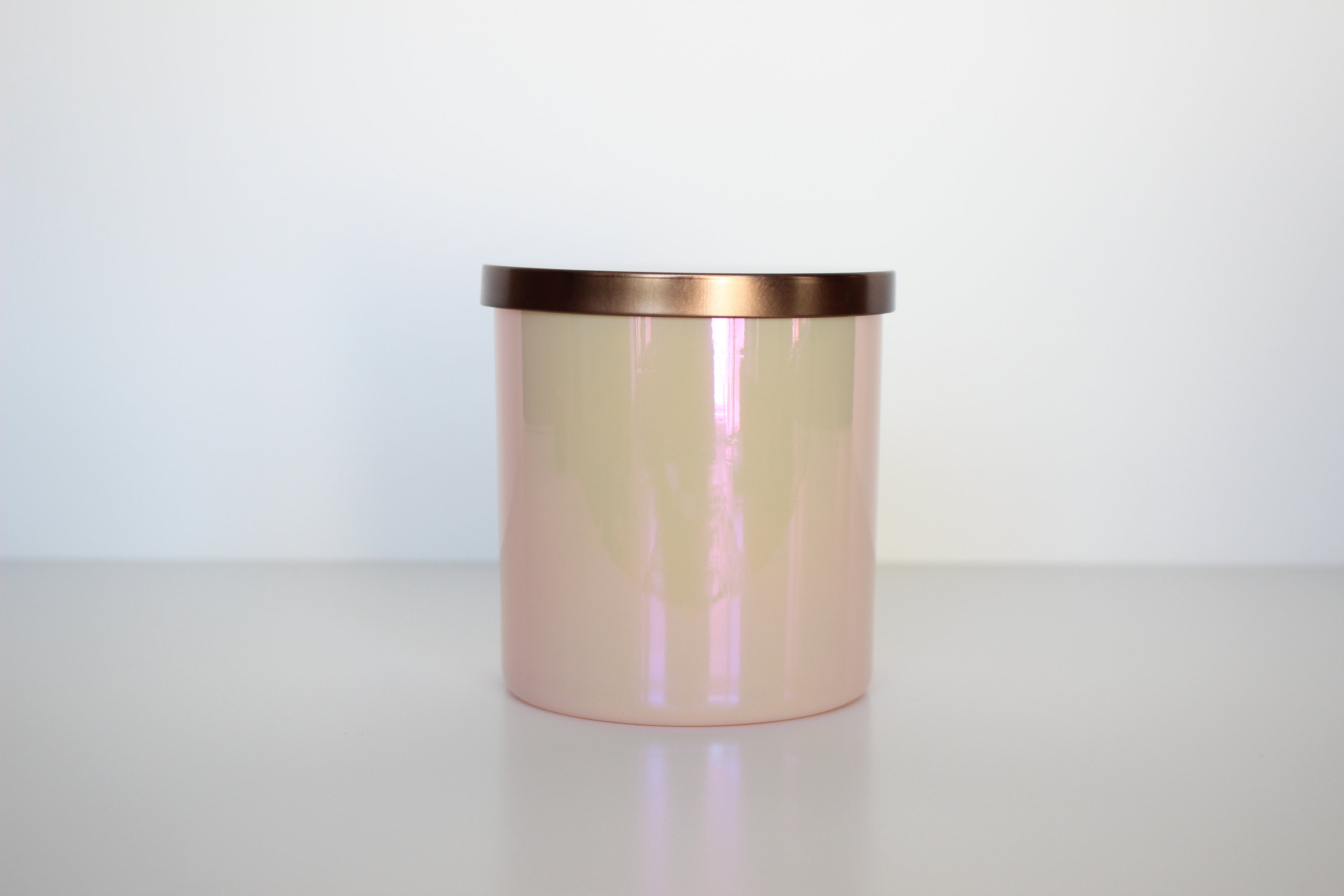 Luxury Blush Beeswax Candle